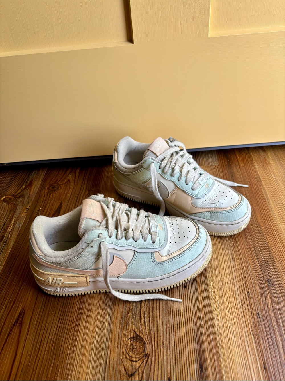 Nike Air Force 1 Shadow Pink, orange & light blue
